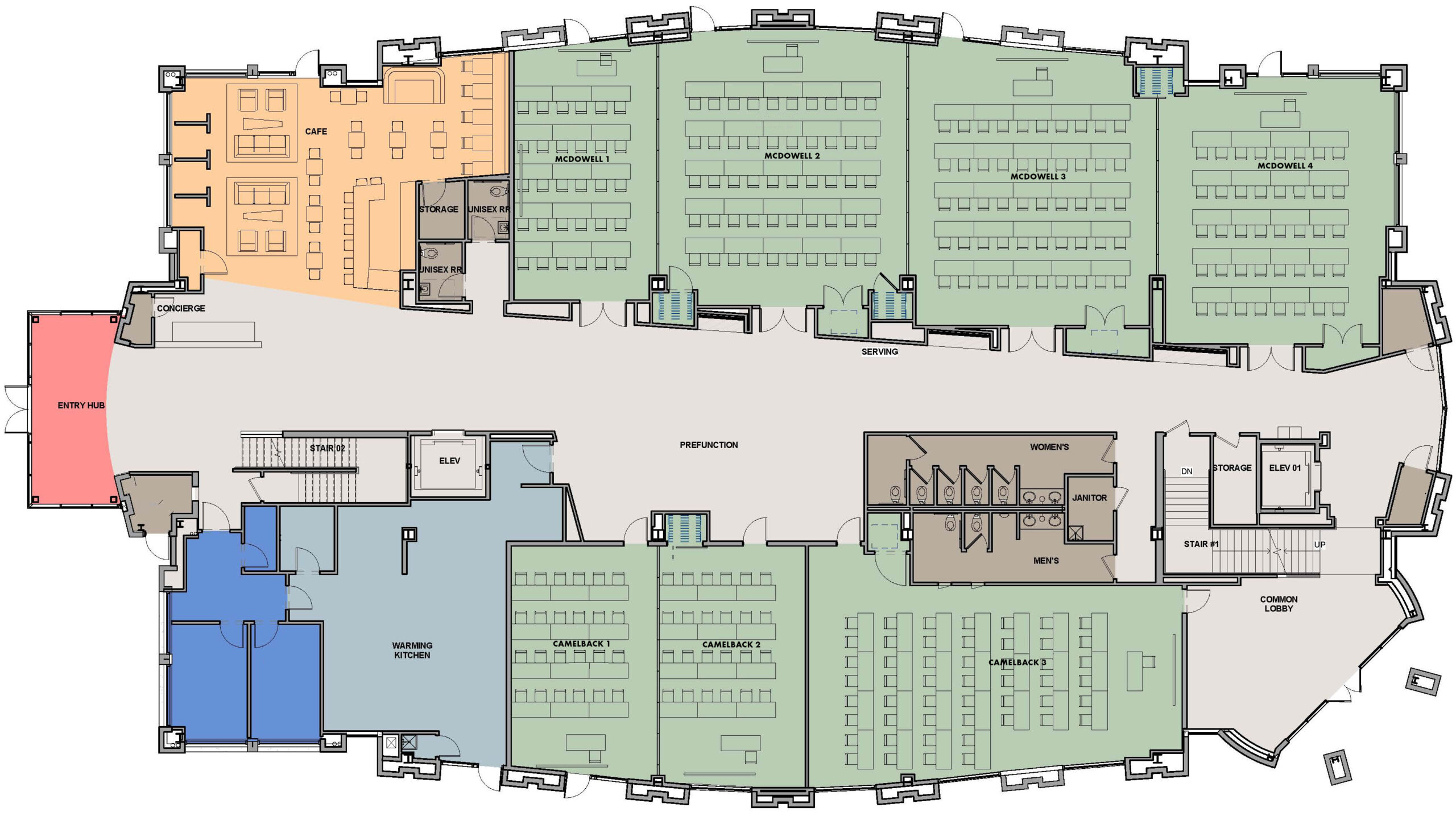 Venue 8600 floorplan
